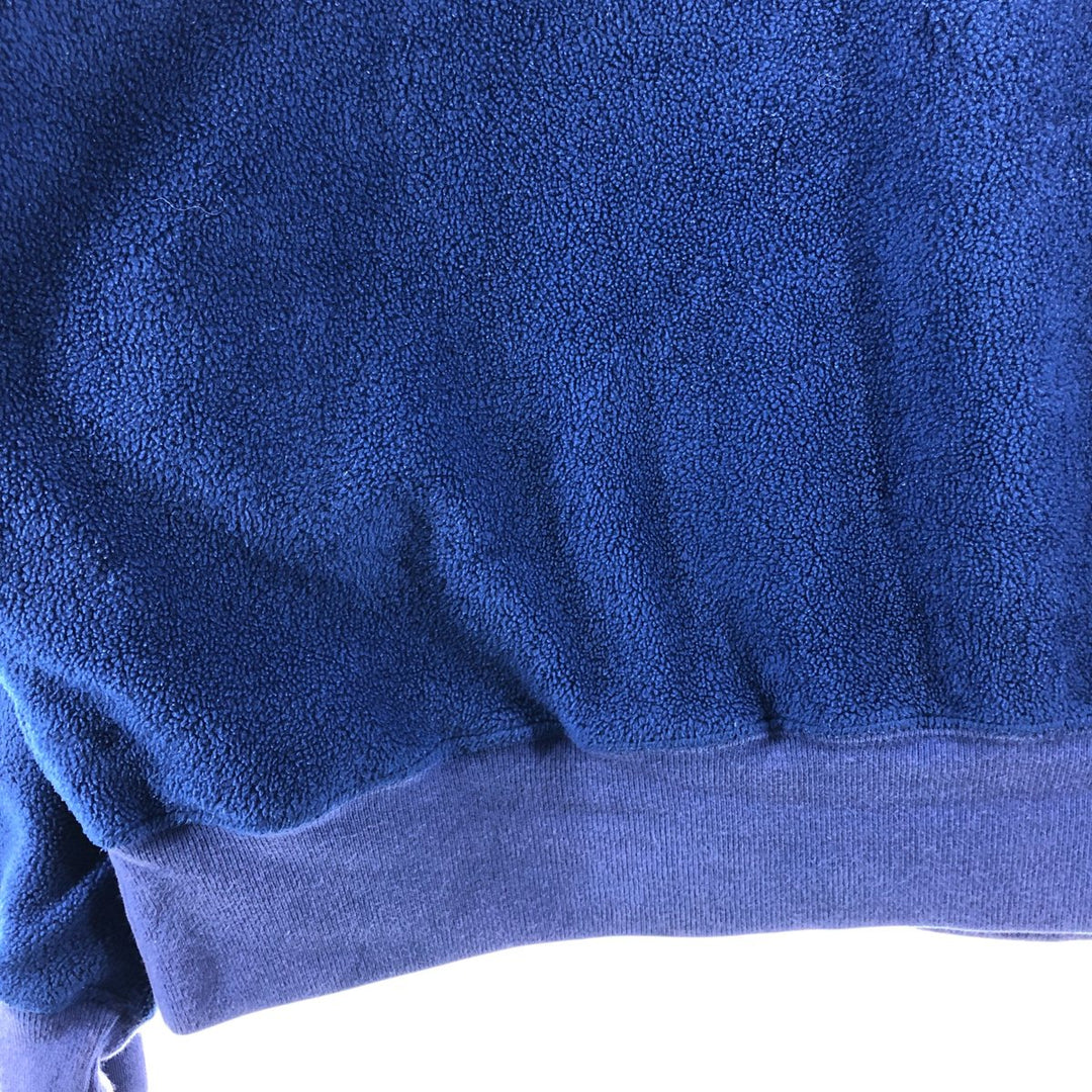 Ralph Lauren POLO by Ralph Lauren Half-Zip Fleece Pullover, Men's Size L polyester blue type Vintage Second Hand