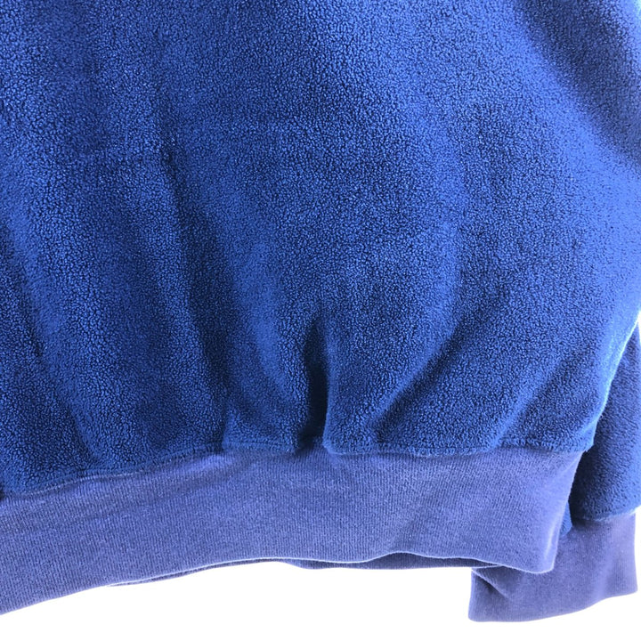 Ralph Lauren POLO by Ralph Lauren Half-Zip Fleece Pullover, Men's Size L polyester blue type Vintage Second Hand