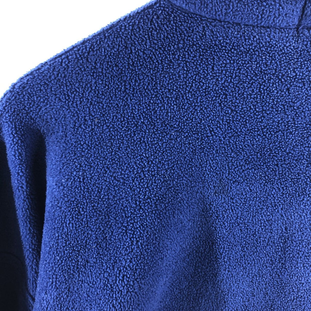 Ralph Lauren POLO by Ralph Lauren Half-Zip Fleece Pullover, Men's Size L polyester blue type Vintage Second Hand