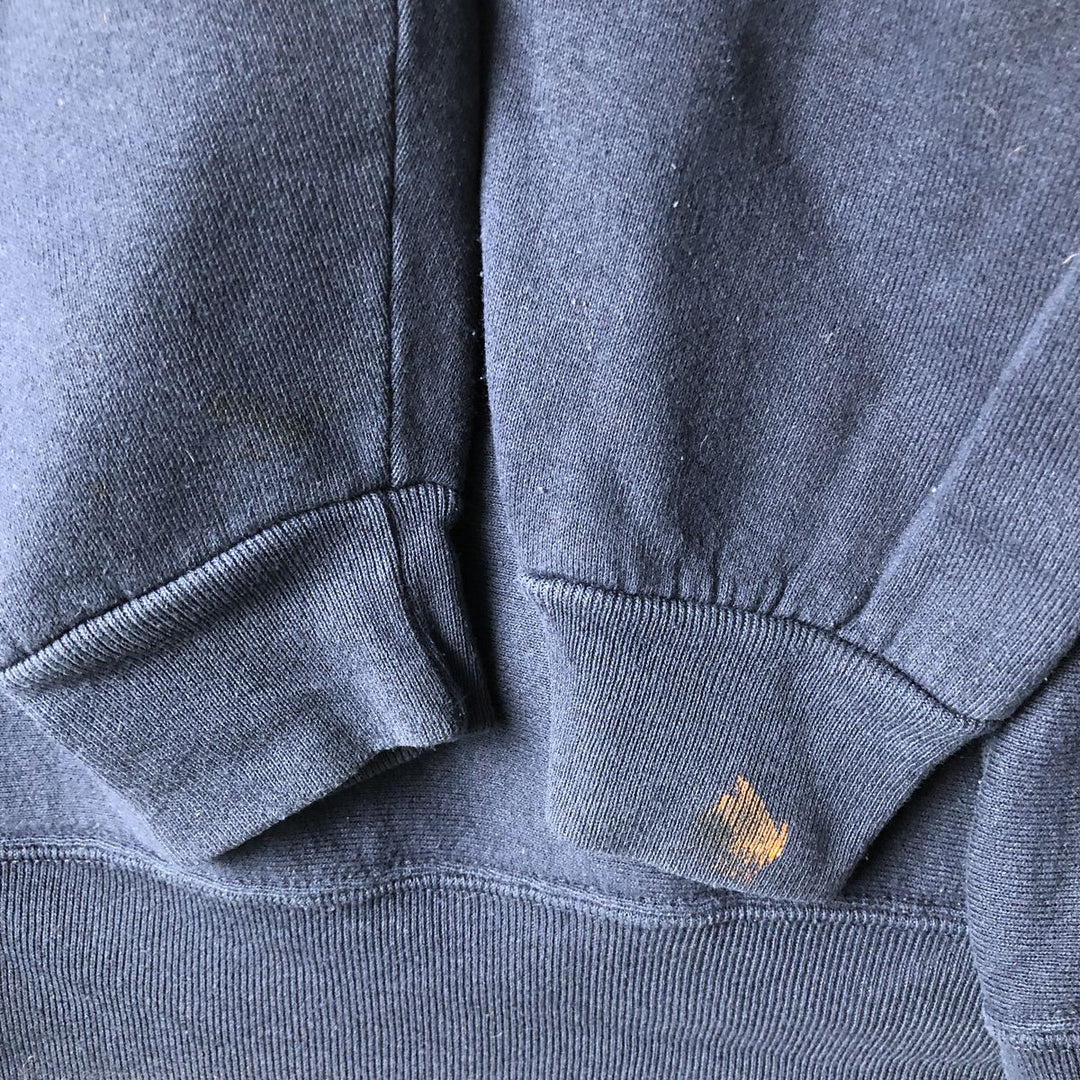 B Wear sweatshirt, Made in USA, Men's Size L cotton navy blue type Vintage Second Hand