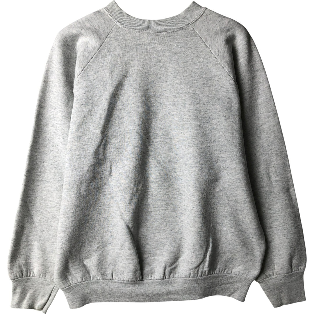 90'S Fruit of the Loom printed sweatshirt, made in the USA, men's size L, vintage cotton white type Vintage Second Hand
