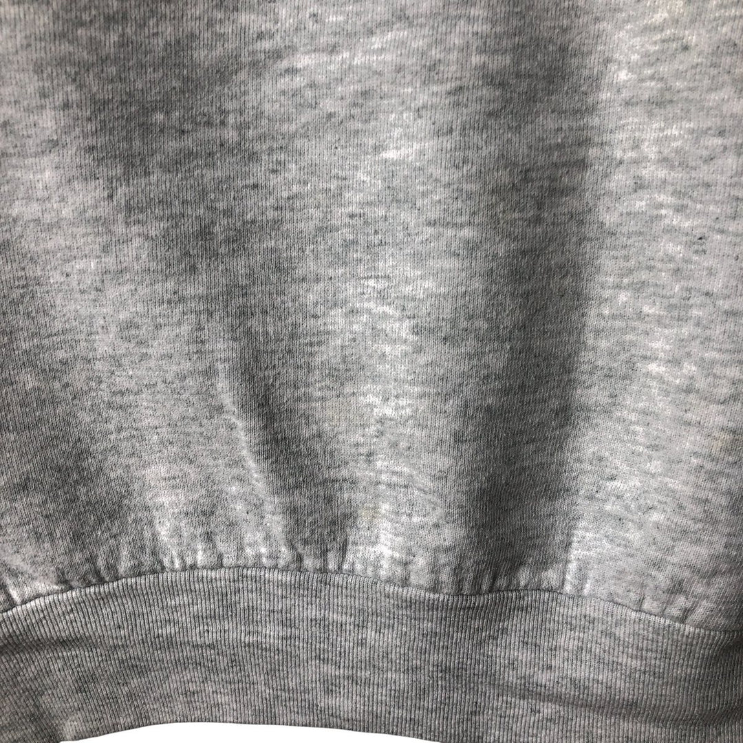 90'S Fruit of the Loom printed sweatshirt, made in the USA, men's size L, vintage cotton white type Vintage Second Hand