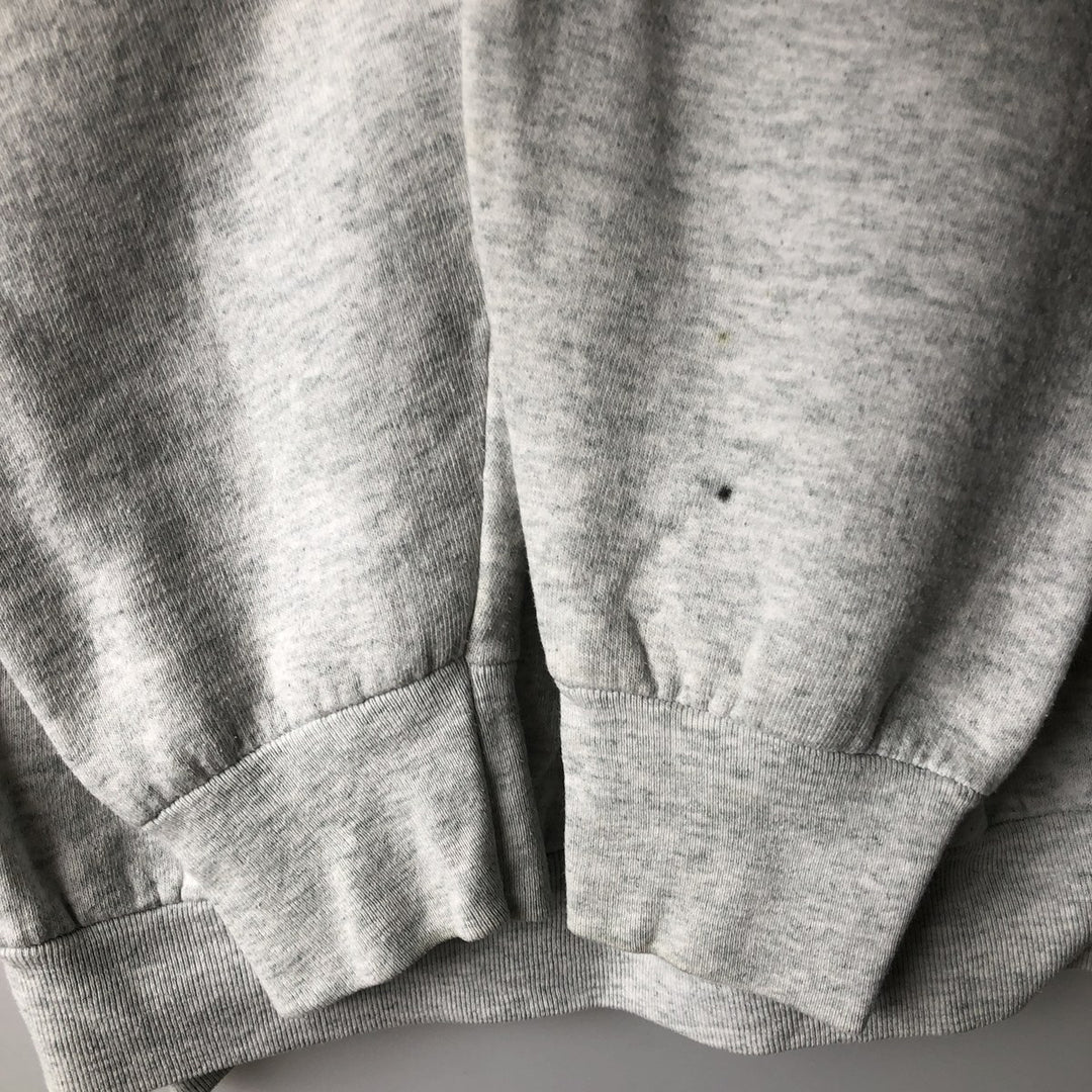 90'S Fruit of the Loom printed sweatshirt, made in the USA, men's size L, vintage cotton white type Vintage Second Hand
