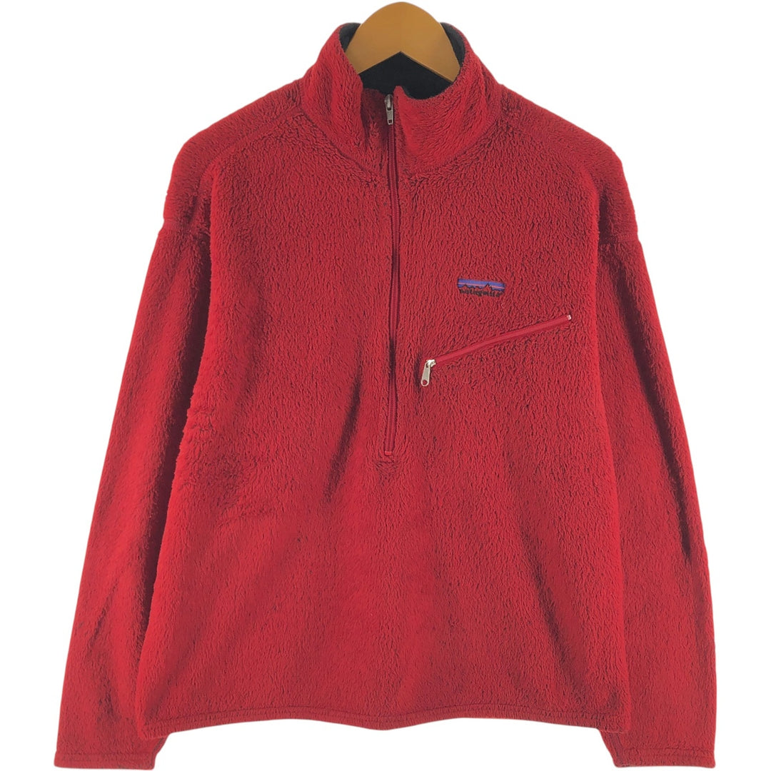 2000'S Patagonia Regulator R2 25195FA01 Half-Zip Fleece Pullover, Made in USA, Men's Size L unclear red type Vintage Second Hand