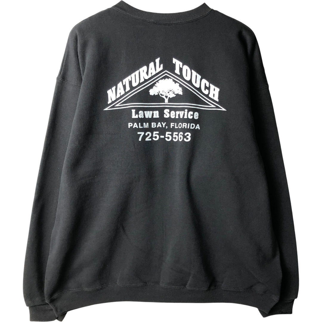 Vintage 90'S Hanes Heavyweight Printed Sweatshirt, Made in USA, Men's Size XL cotton black type Vintage Second Hand