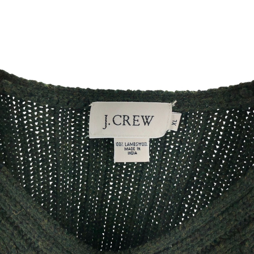 J.Crew Ribbed V-neck Lambswool Knit Sweater Men's XL /eaa449925