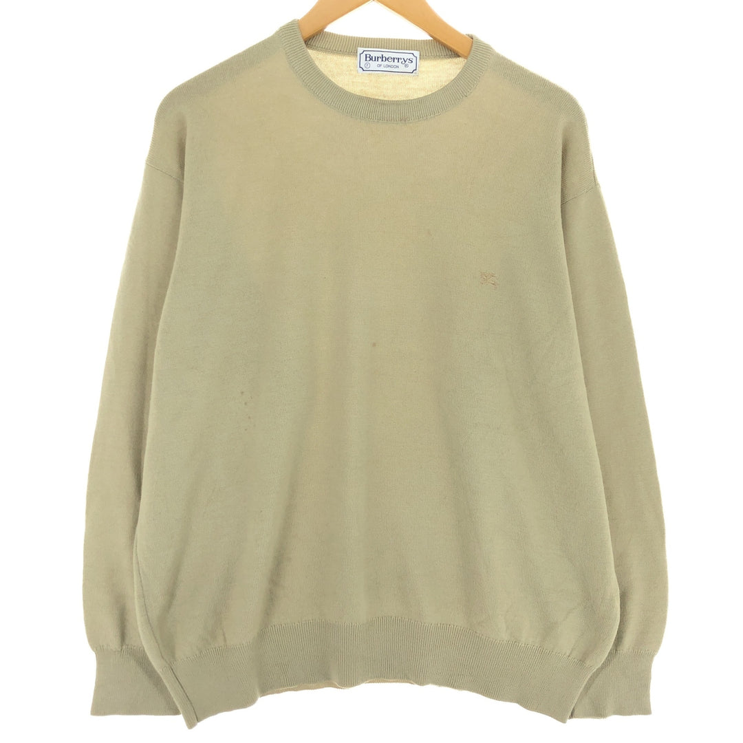 90s~ Burberry's LONDON knit sweater, men's size L, vintage / eaa449940
