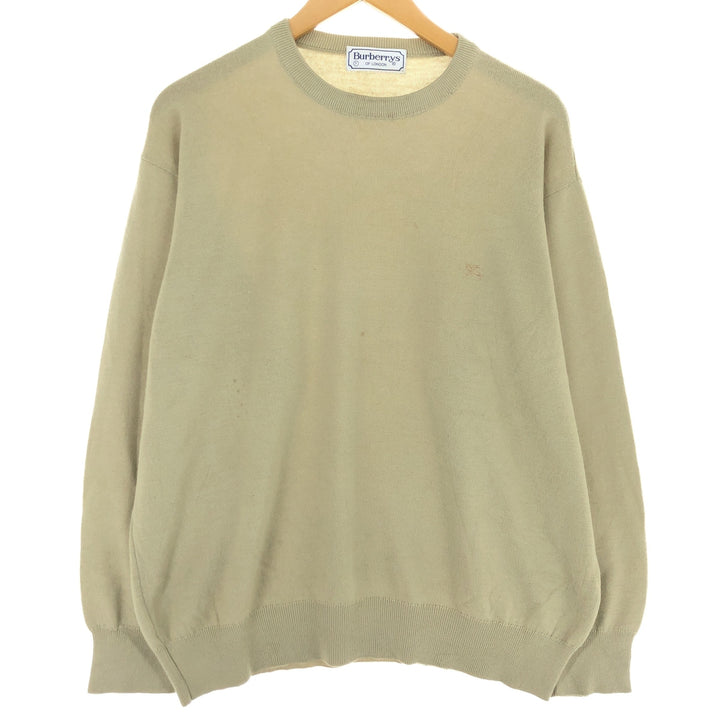 90s~ Burberry's LONDON knit sweater, men's size L, vintage / eaa449940