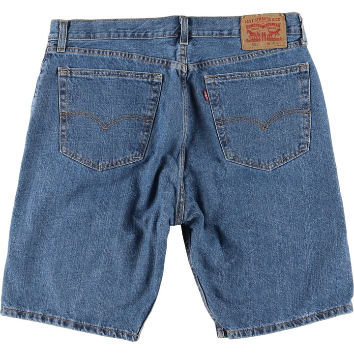 Levi's 505 denim shorts, half pants, men's w37 / eaa450027