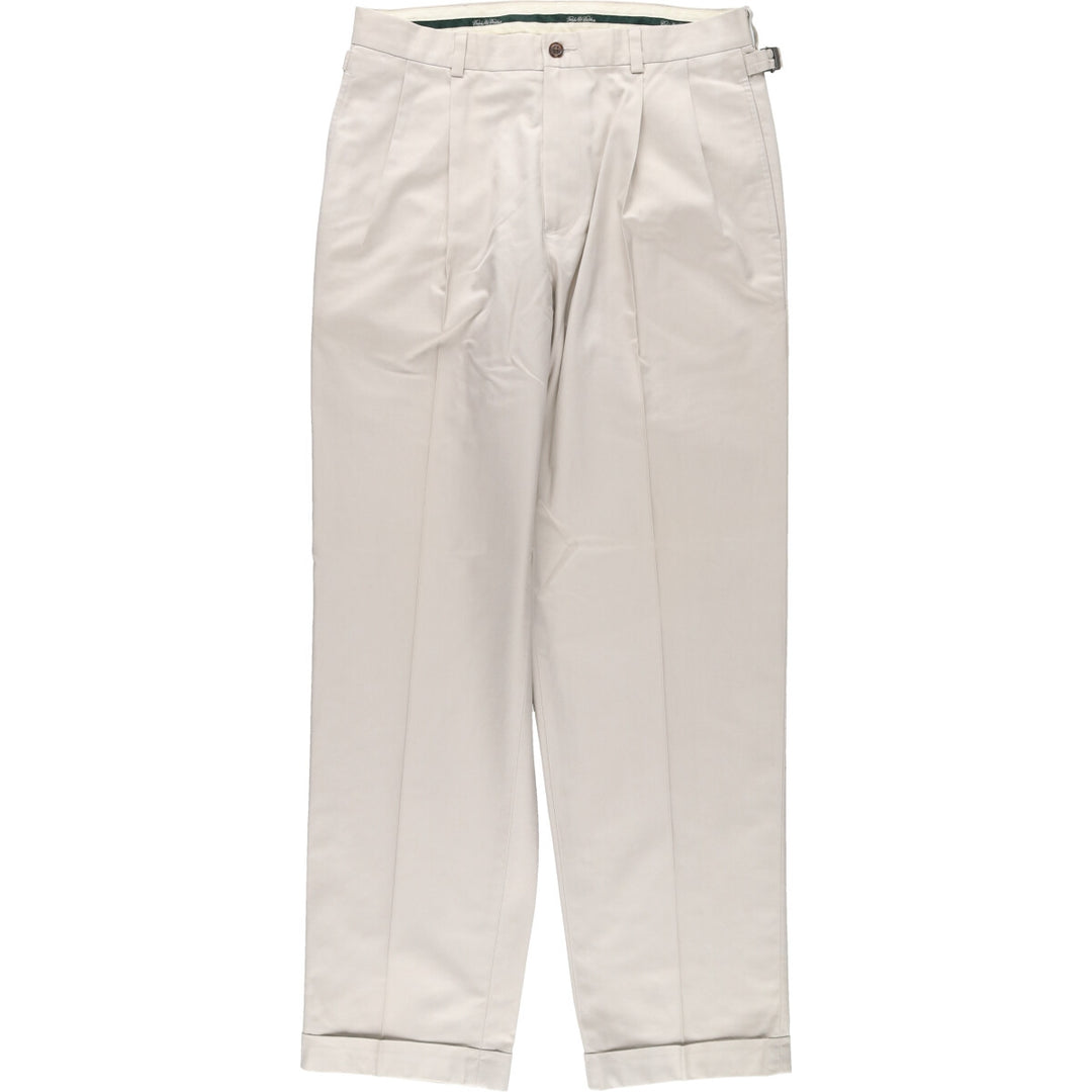 Brooks Brothers Two-pleat Chino Pants for Men, W33 / EAA450046