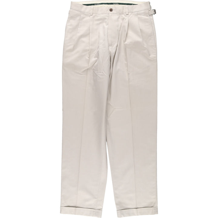 Brooks Brothers Two-pleat Chino Pants for Men, W33 / EAA450046