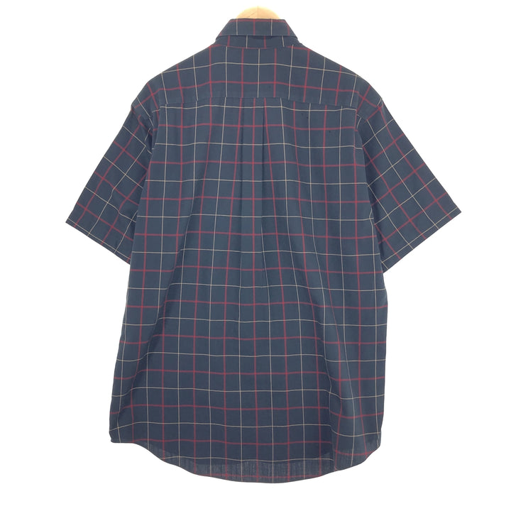 Brooks Brothers 346 short sleeve button-down check shirt, men's M / eaa450121