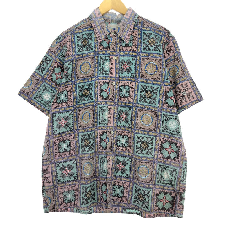 90'S Reyn Spooner REYNSPOONER Swimsuit Tag Bikini Tag Hawaiian Aloha Shirt Made in Hawaii Men's L Vintage /eaa450150