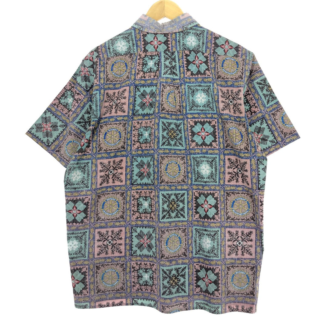 90'S Reyn Spooner REYNSPOONER Swimsuit Tag Bikini Tag Hawaiian Aloha Shirt Made in Hawaii Men's L Vintage /eaa450150