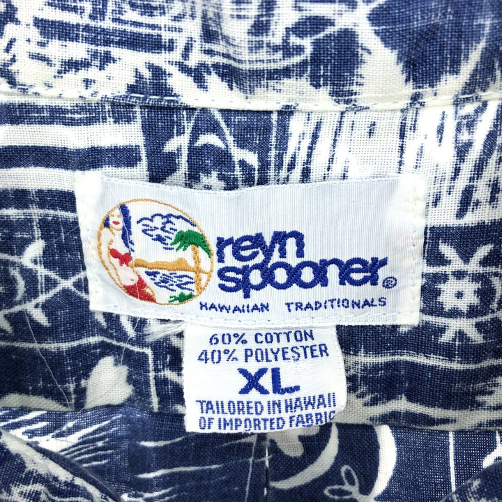 90'S Reyn Spooner REYNSPOONER Swimsuit Tag Bikini Tag All-Over Print Hawaiian Aloha Shirt Made in Hawaii Men's XL Vintage /eaa450158