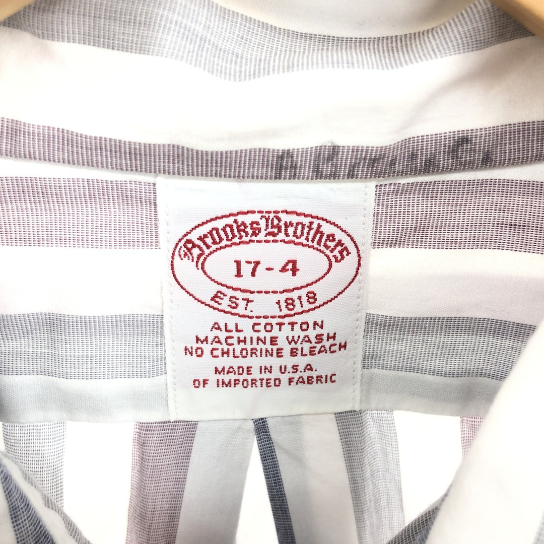 90'S Brooks Brothers Est.1818 Long Sleeve Button-Down Striped Shirt Made in USA Men's XL Vintage /eaa450170