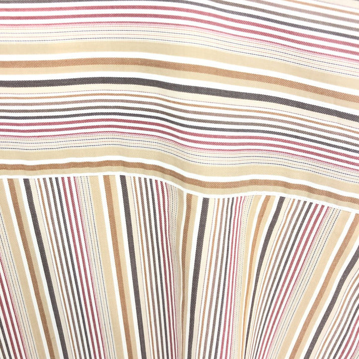 Burberry's LONDON Wide collar long sleeve cotton striped shirt Made in USA Men's XXL /eaa450184