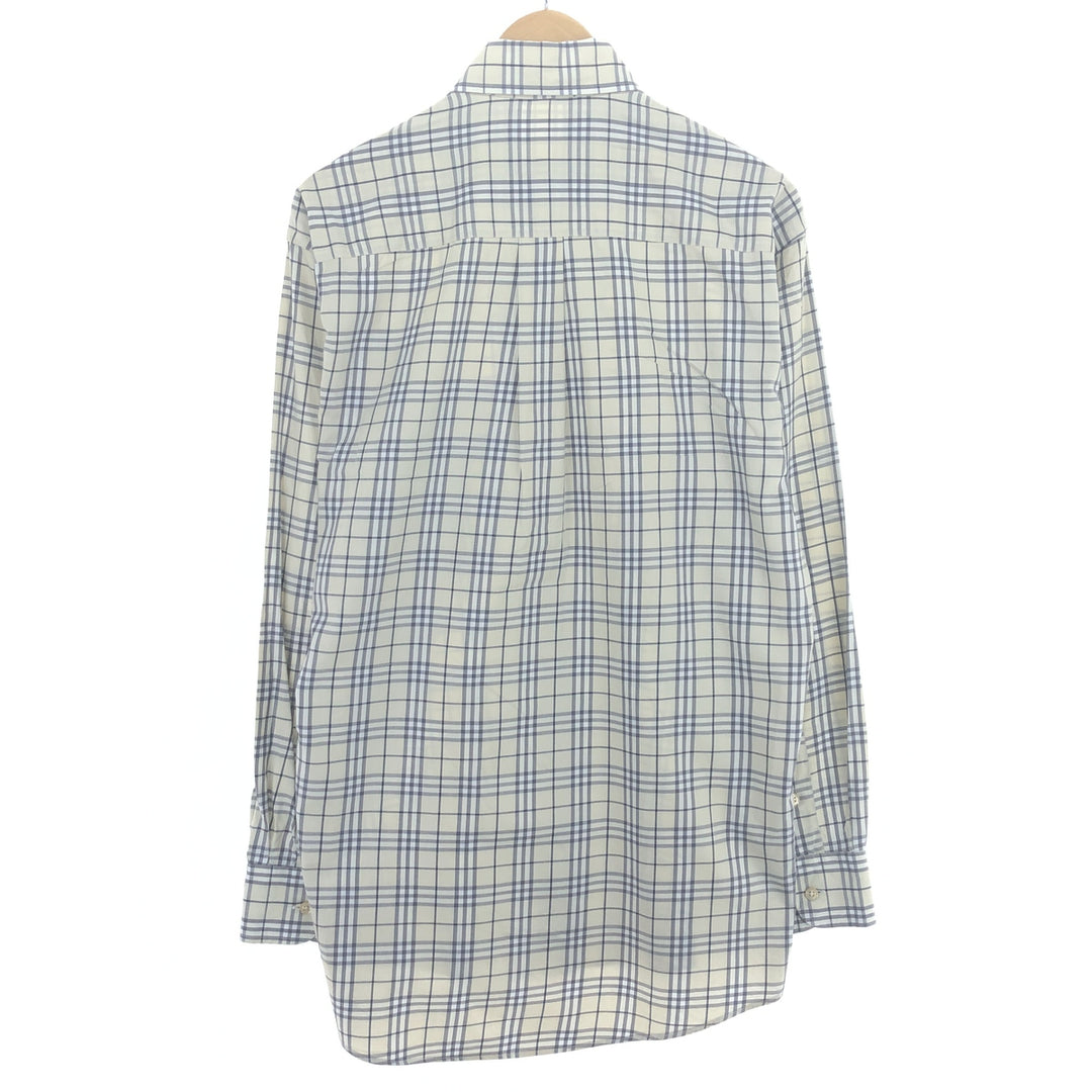 Burberry's LONDON Long Sleeve Button Down Check Shirt Made in USA Men's M /eaa450185