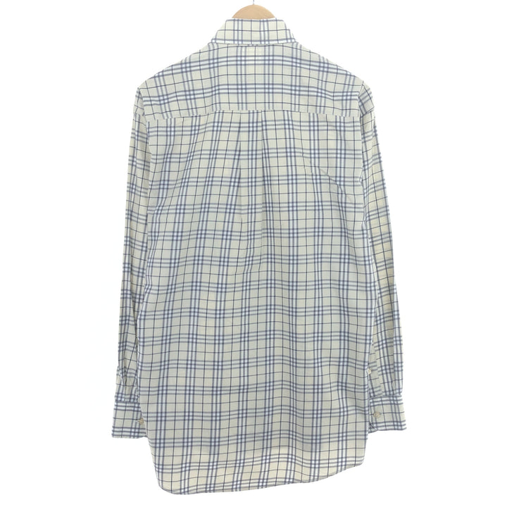 Burberry's LONDON Long Sleeve Button Down Check Shirt Made in USA Men's M /eaa450185