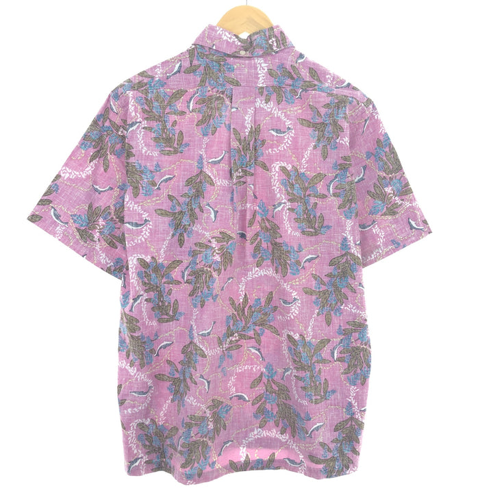 Reyn Spooner COMMEMORATIVE CLASSICS All-over Print Pullover Button-Down Hawaiian Aloha Shirt Made in Hawaii Men's M /eaa450197