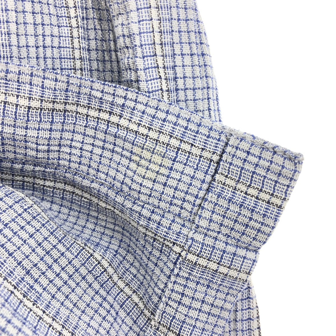 Patagonia ORGANIC COTTON Organic Cotton Crepe Short Sleeve Cotton Check Shirt Men's M /eaa450226