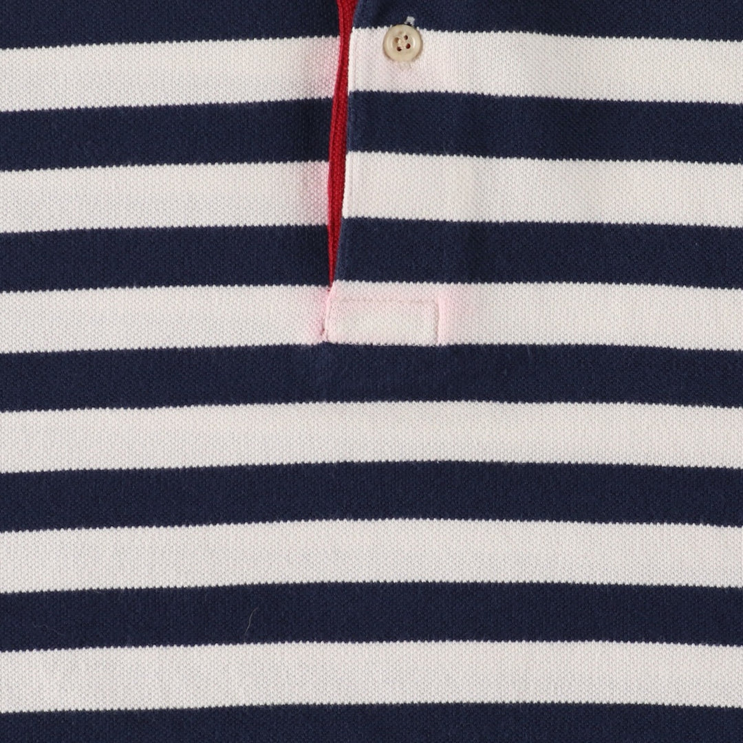 90'S Tommy Hilfiger Long Sleeve Striped Polo Shirt Men's XL Vintage /eaa450257