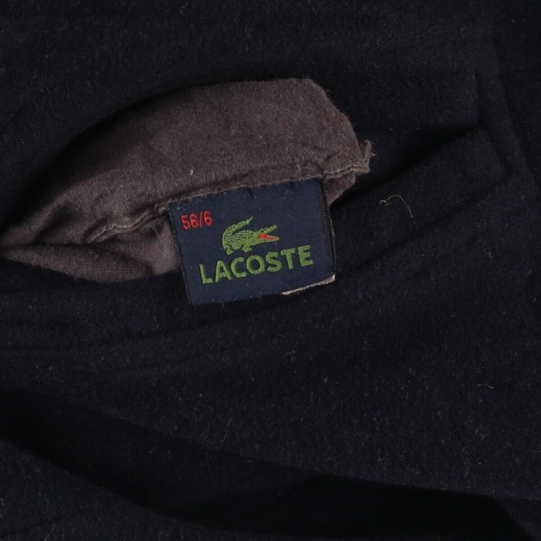 LACOSTE Reversible Check Pattern Wool Blouson 56/6 Men's XL /eaa450296