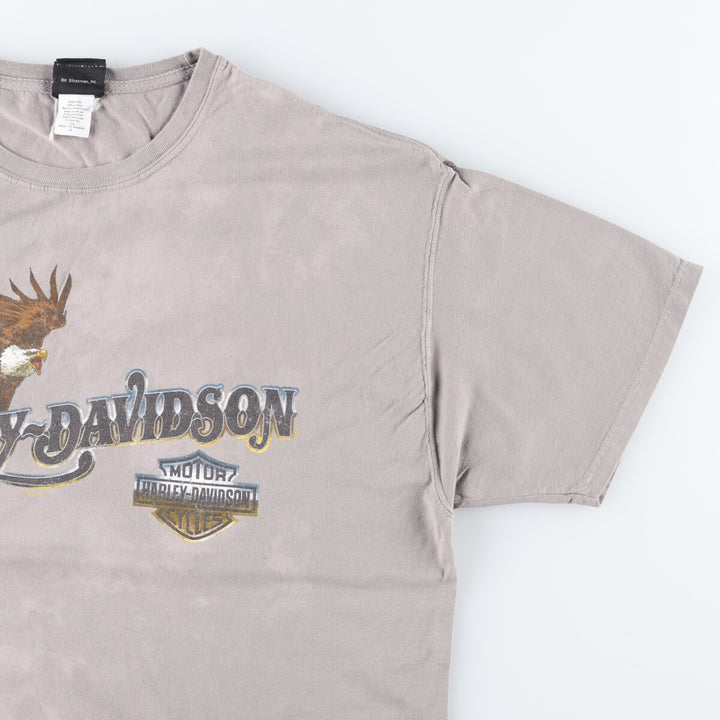 Harley-Davidson Eagle Pattern Motorcycle Bike T-shirt Men's XL /eaa450583