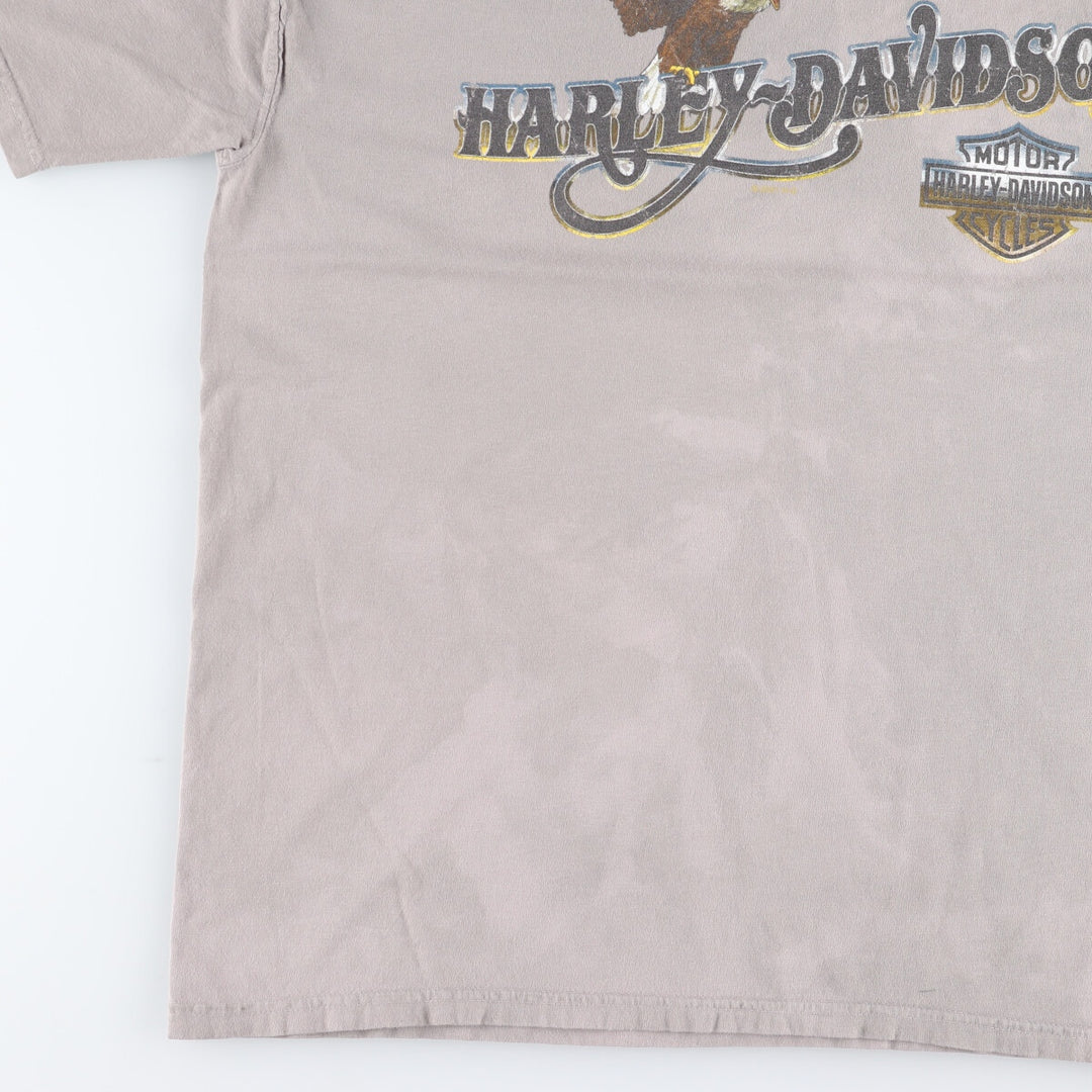 Harley-Davidson Eagle Pattern Motorcycle Bike T-shirt Men's XL /eaa450583