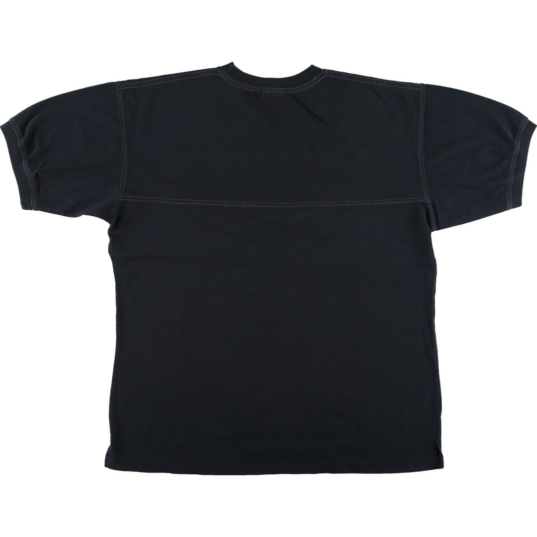 00'S Harley-Davidson Motorcycle Bike T-shirt Football T-shirt Made in USA Men's XXL /eaa450588