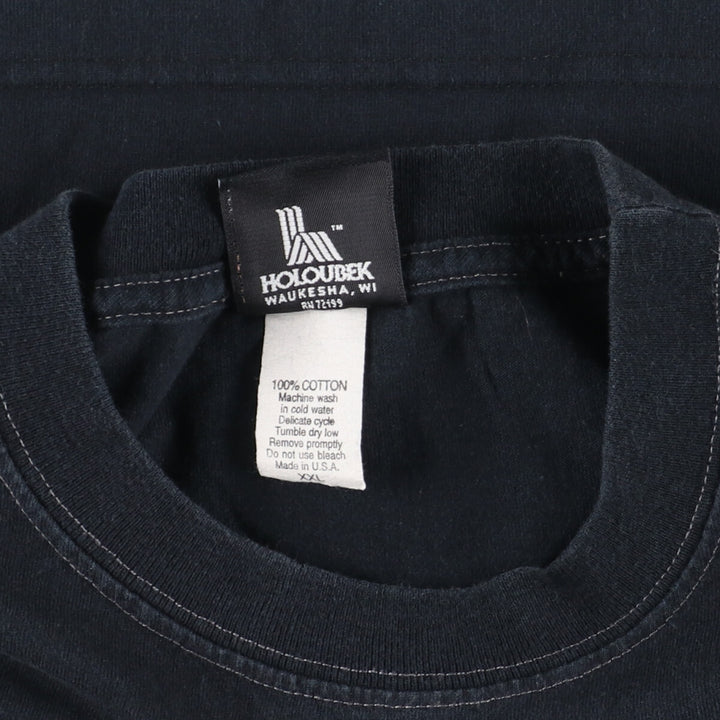 00'S Harley-Davidson Motorcycle Bike T-shirt Football T-shirt Made in USA Men's XXL /eaa450588