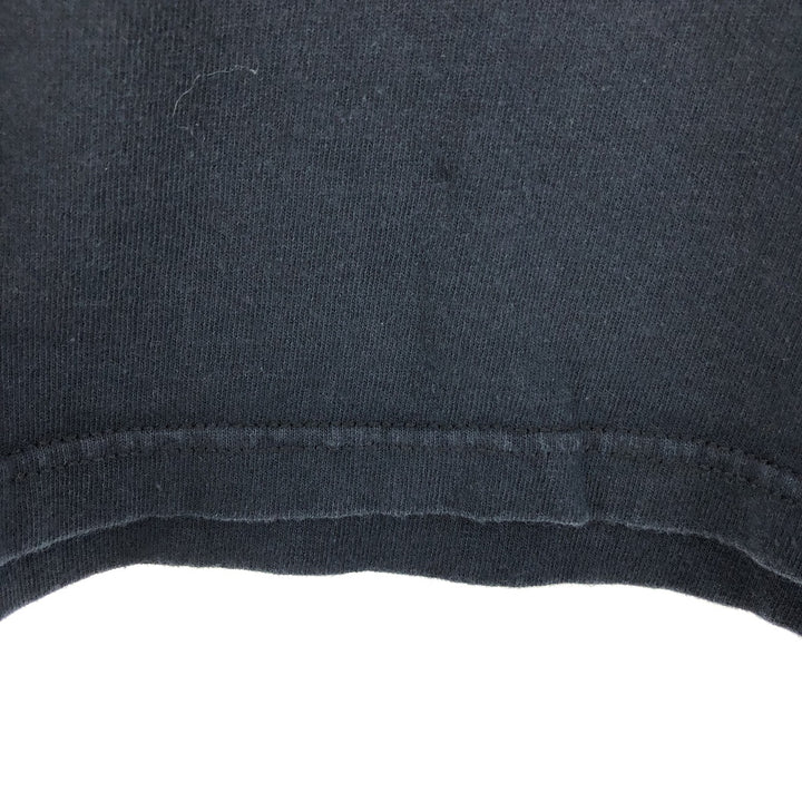 CLASSIC PLATINUM Back Print Long Sleeve T-Shirt Made in USA Men's XL cotton black type Vintage Second Hand