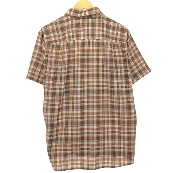 80'S BIG MAC Check Pattern Short Sleeve Box Shirt Men's L Vintage /eaa450711