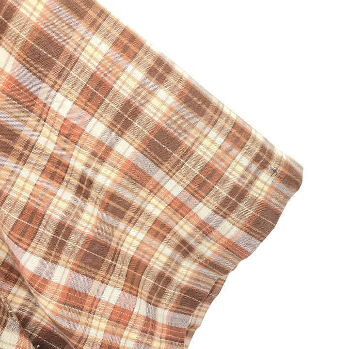 80'S BIG MAC Check Pattern Short Sleeve Box Shirt Men's L Vintage /eaa450711