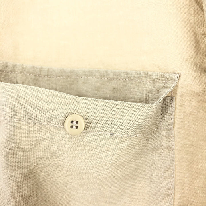 Long sleeve linen shirt, men's L /eaa450818