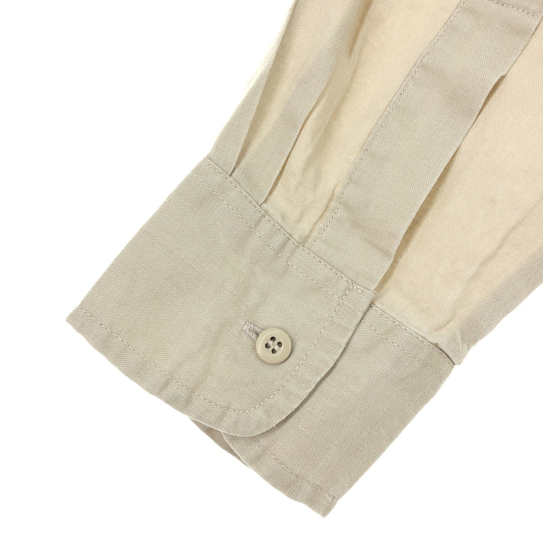 Long sleeve linen shirt, men's L /eaa450818