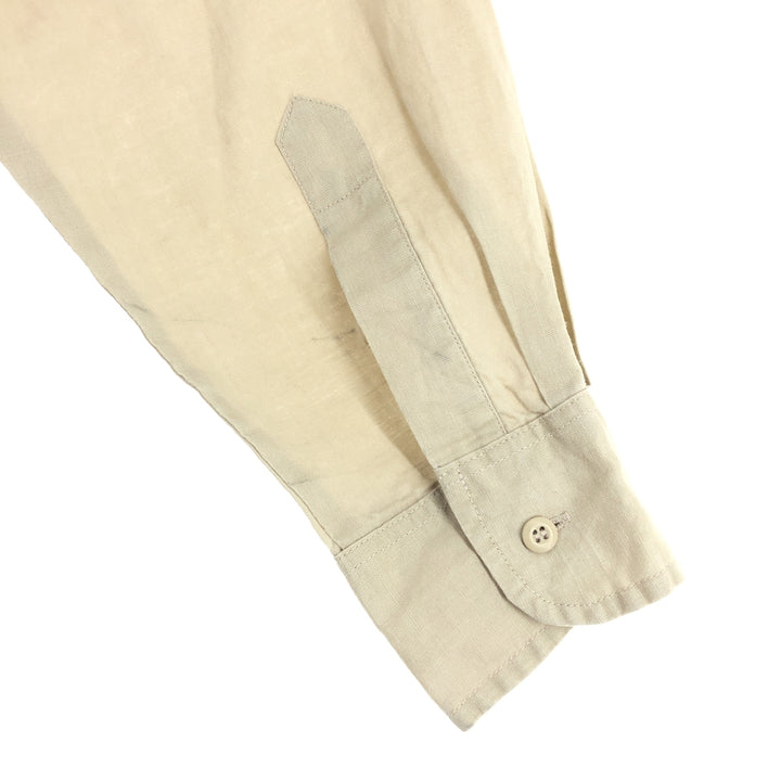 Long sleeve linen shirt, men's L /eaa450818