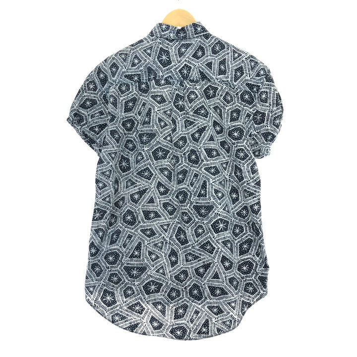 ~80'S THE FOX COLLECTION All-over print short-sleeve cotton shirt, men's M, vintage / eaa450842