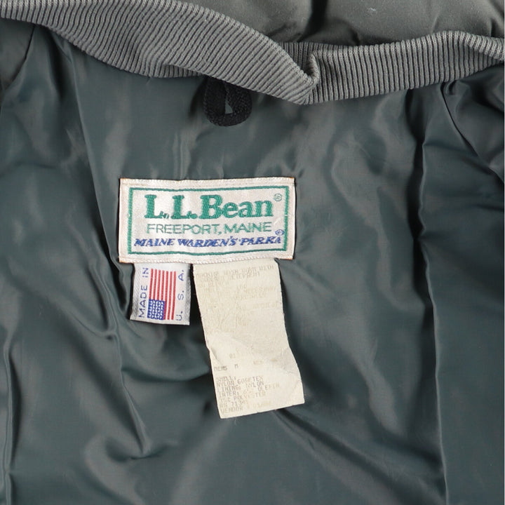 80'S LL Bean Main Wardens Parka Gore-Tex Padded Mountain Jacket Made in USA Men's M size /eaa450861