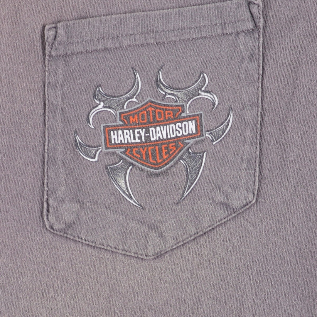 00'S Harley-Davidson Back Print Motorcycle Bike T-Shirt Made in USA Men's XL /eaa450905