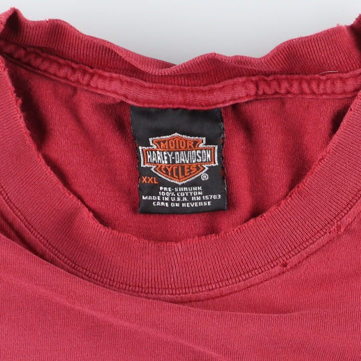 00'S Harley-Davidson Motorcycle Bike T-shirt Made in USA Men's XXL /eaa450909