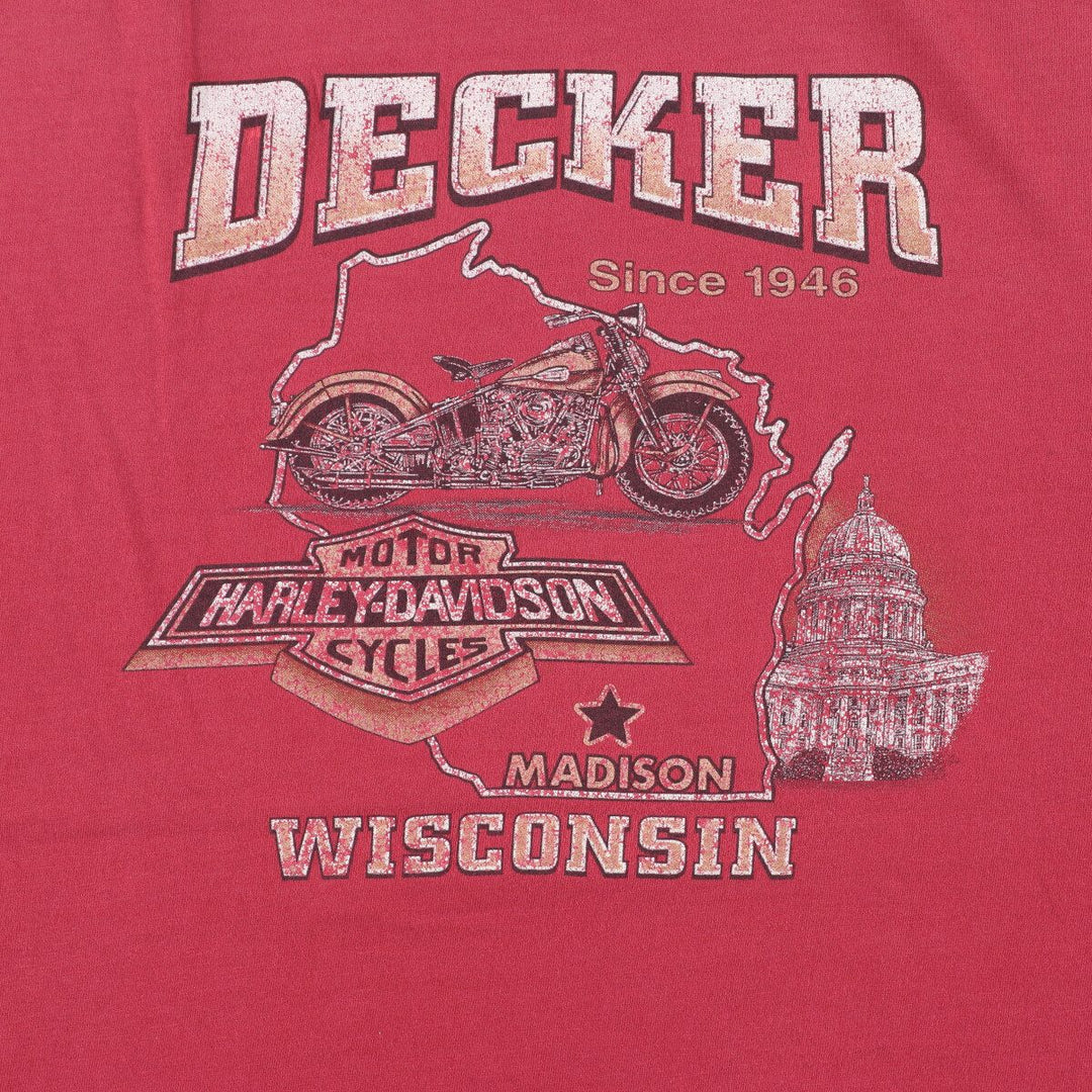 00'S Harley-Davidson Motorcycle Bike T-shirt Made in USA Men's XXL /eaa450909