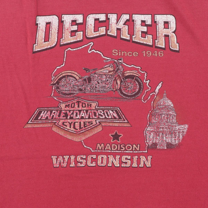 00'S Harley-Davidson Motorcycle Bike T-shirt Made in USA Men's XXL /eaa450909