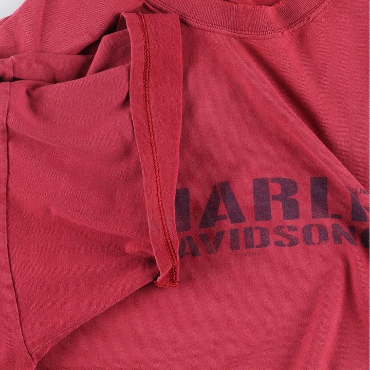 00'S Harley-Davidson Motorcycle Bike T-shirt Made in USA Men's XXL /eaa450909