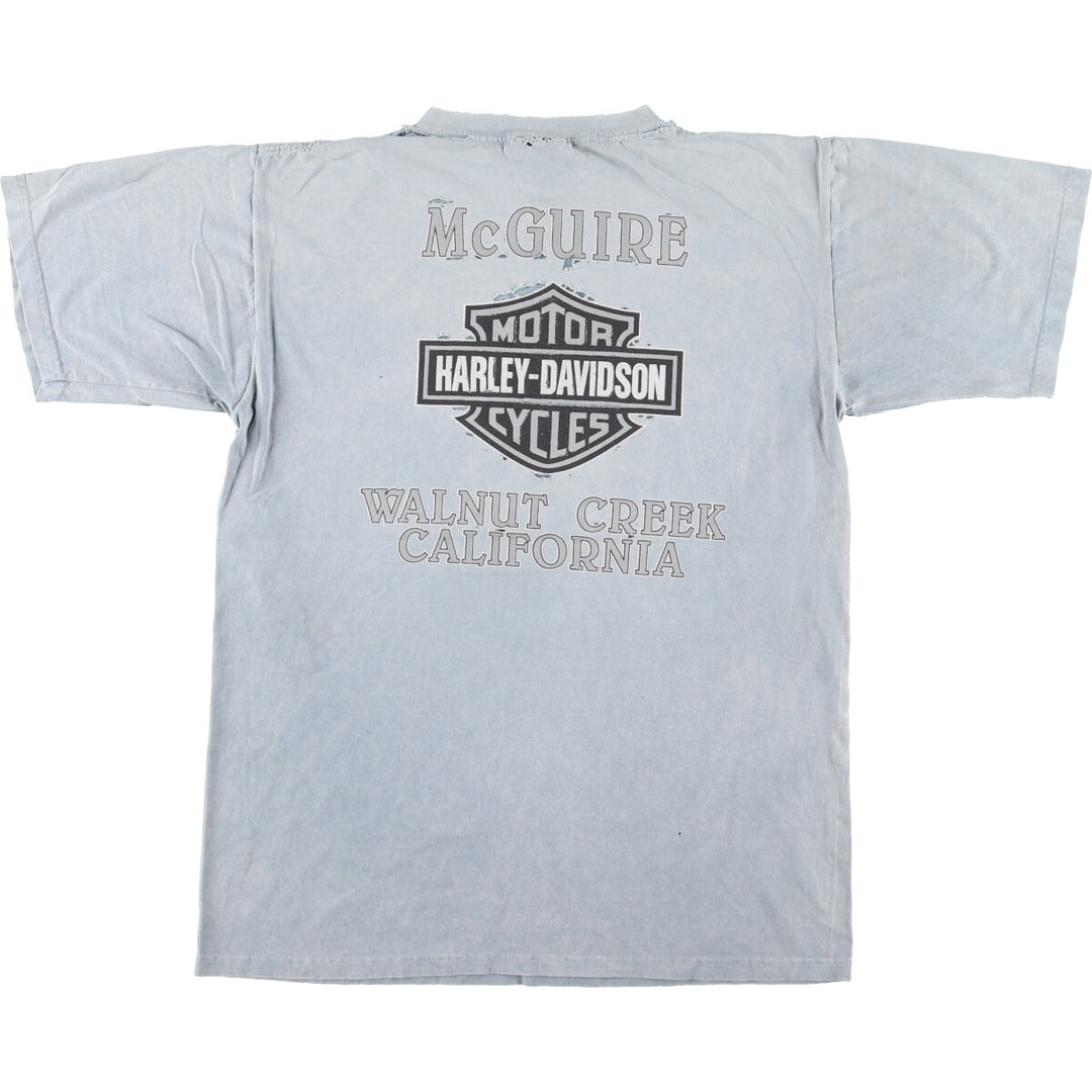 Atmosphere 00'S Harley-Davidson Motorcycle Bike T-shirt Made in USA Men's L /eaa450917