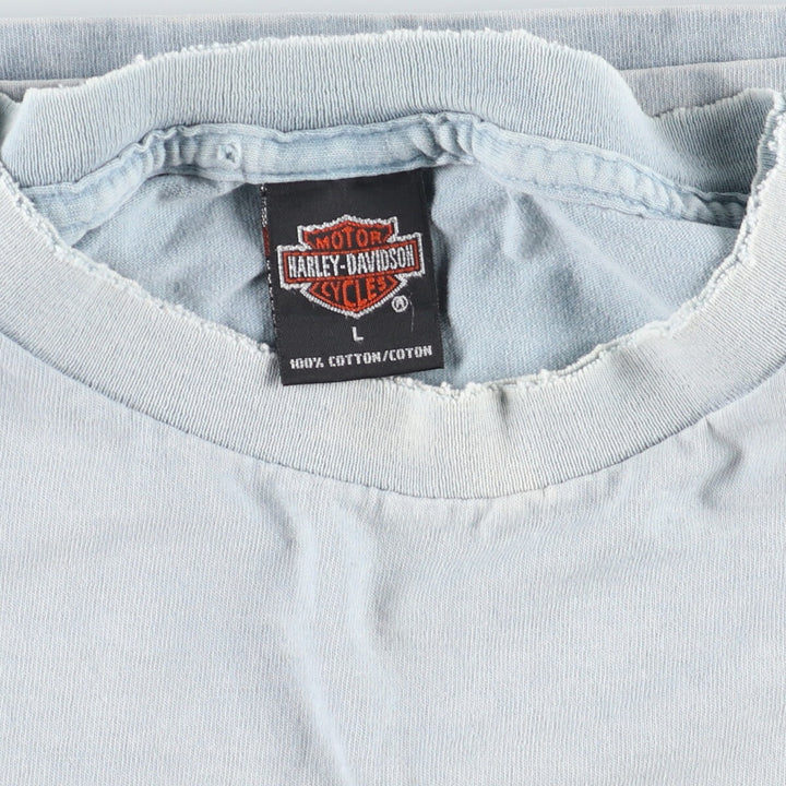 Atmosphere 00'S Harley-Davidson Motorcycle Bike T-shirt Made in USA Men's L /eaa450917