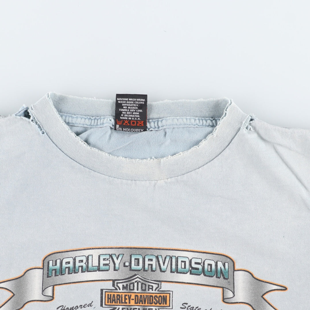 Atmosphere 00'S Harley-Davidson Motorcycle Bike T-shirt Made in USA Men's L /eaa450917