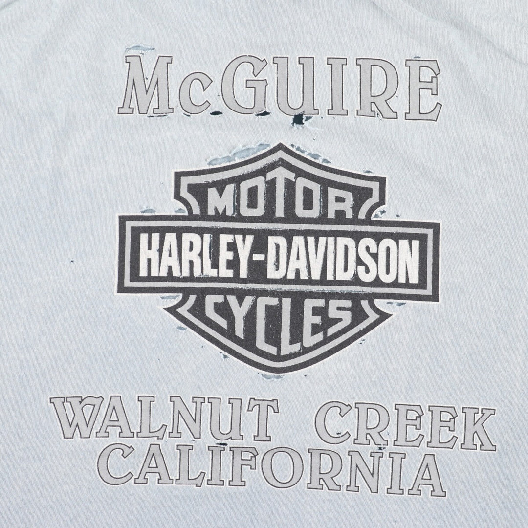 Atmosphere 00'S Harley-Davidson Motorcycle Bike T-shirt Made in USA Men's L /eaa450917