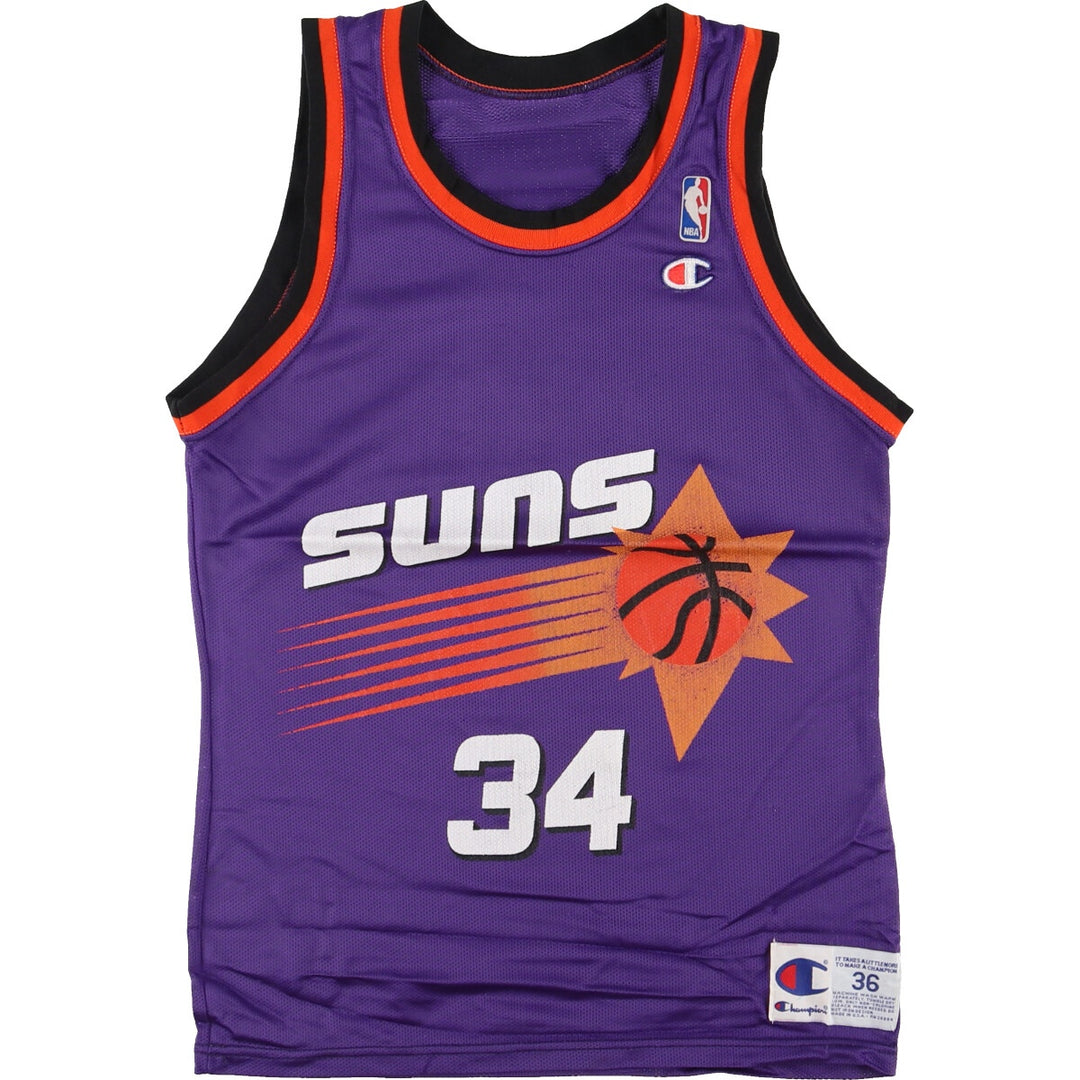 90'S Champion NBA PHOENIX SUNS Phoenix Suns BARKLEY Game Shirt Replica Uniform Men's S V/eaa450931