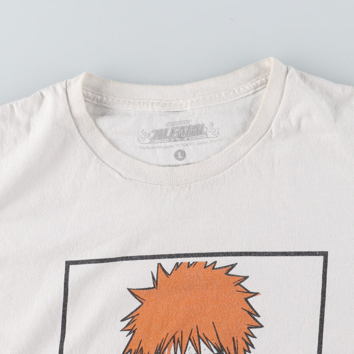 BLEACH Anime Character Print T-Shirt Men's L /eaa450963